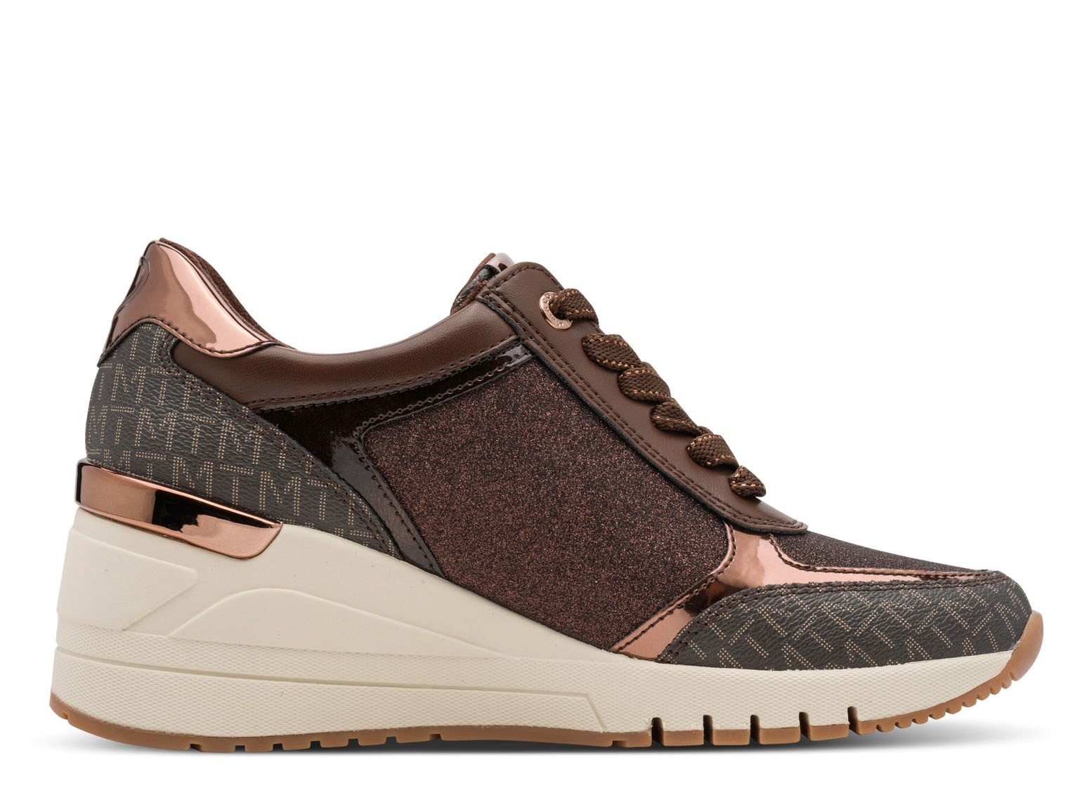 MARCO TOZZI, schicke Damen-Sneaker, Weite F, mit Reißverschluss